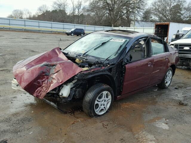 1G8AJ52F73Z152951 - 2003 SATURN ION LEVEL 勃艮第红 照片 2