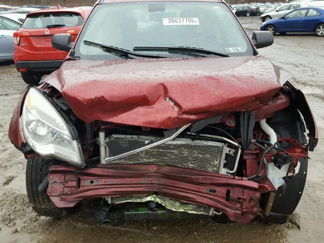 2CNALBEW1A6223642 - 2010 CHEVROLET EQUINOX LS RED photo 7