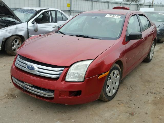 3FAHP06Z07R208464 - 2007 FORD FUSION S RED photo 2