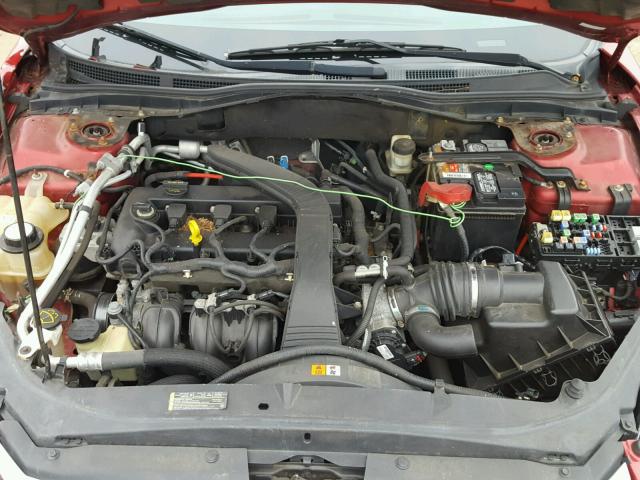 3FAHP06Z07R208464 - 2007 FORD FUSION S RED photo 7