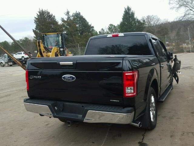 1FTEW1C82GKF14751 - 2016 FORD F150 SUPER BLACK photo 4