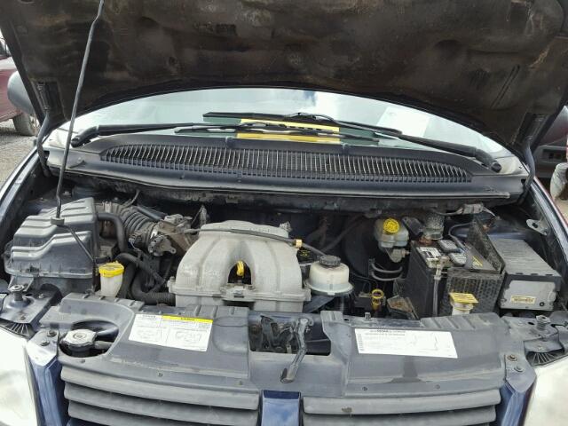 1D4GP25B56B630399 - 2006 DODGE CARAVAN SE BLUE photo 7