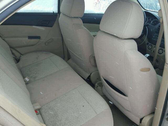 3G1TB5DE6AL138441 - 2010 CHEVROLET AVEO LS BEIGE photo 6
