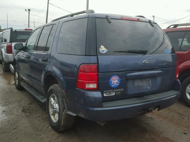 1FMZU73K34UA37166 - 2004 FORD EXPLORER X BLUE photo 3