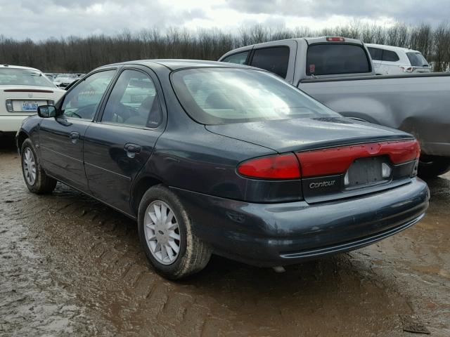 1FAFP6639WK209251 - 1998 FORD CONTOUR LX GREEN photo 3