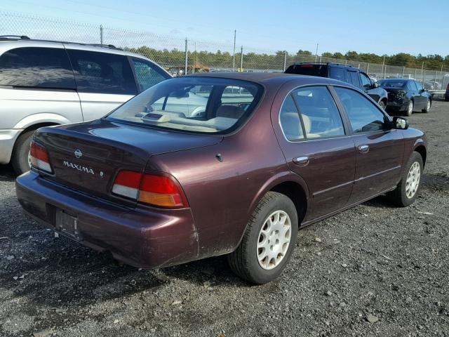 JN1CA21D1WM902393 - 1998 NISSAN MAXIMA GLE BURGUNDY photo 4