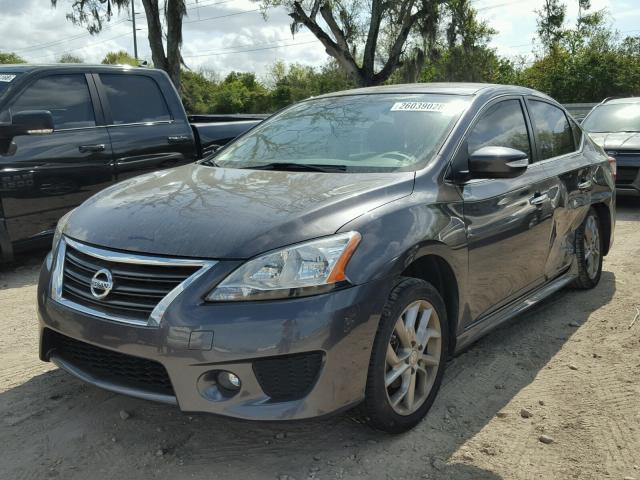 3N1AB7AP2FY266060 - 2015 NISSAN SENTRA S CHARCOAL photo 2