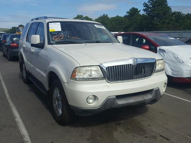 5LMEU88H64ZJ42169 - 2004 LINCOLN AVIATOR WHITE photo 1