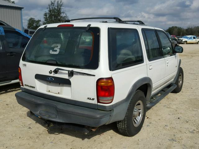 1FMDU62X4YZA61597 - 2000 FORD EXPLORER X WHITE photo 4