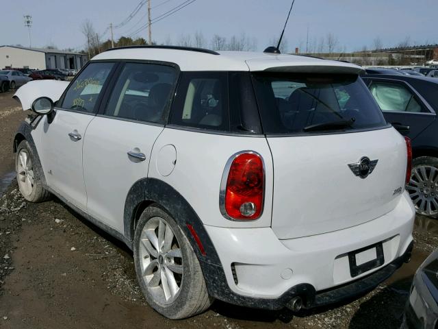 WMWZC5C53CWL63877 - 2012 MINI COOPER S C WHITE photo 3