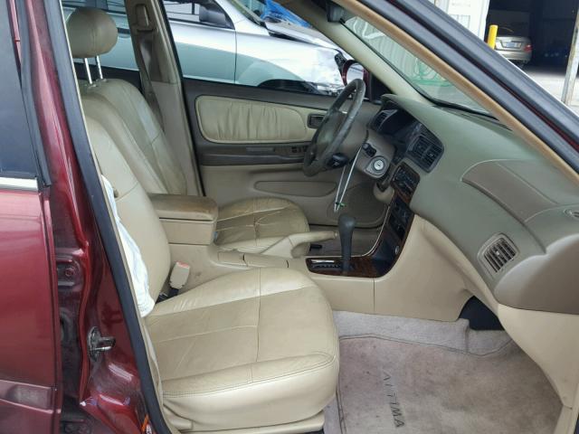 1N4DL01A5YC205958 - 2000 NISSAN ALTIMA XE MAROON photo 5