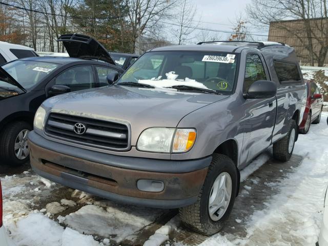 5TBJN32132S306017 - 2002 TOYOTA TUNDRA GRAY photo 2