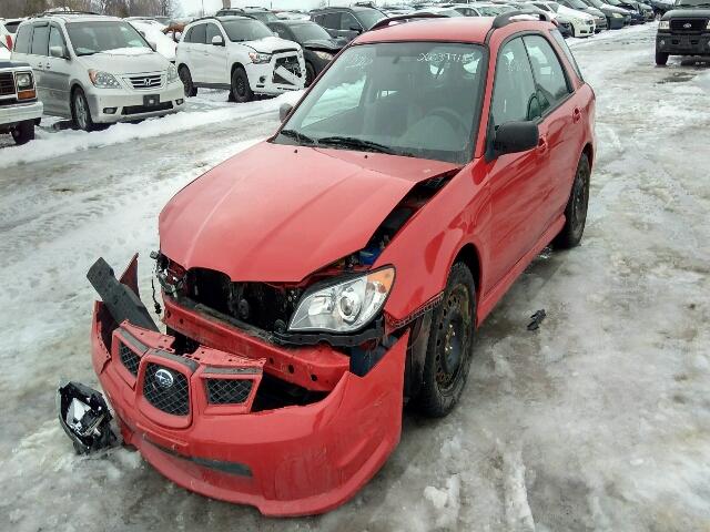 JF1GG67666G816126 - 2006 SUBARU IMPREZA 2. RED photo 2