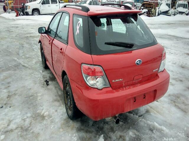 JF1GG67666G816126 - 2006 SUBARU IMPREZA 2. RED photo 3