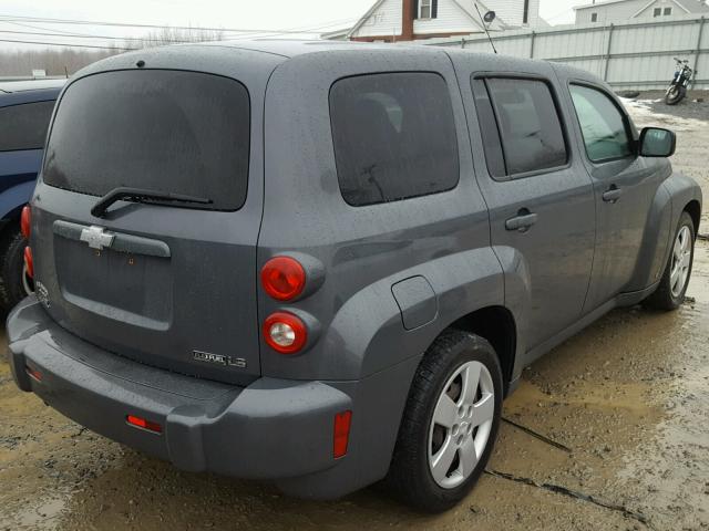 3GNCA13B59S610339 - 2009 CHEVROLET HHR LS BLUE photo 4