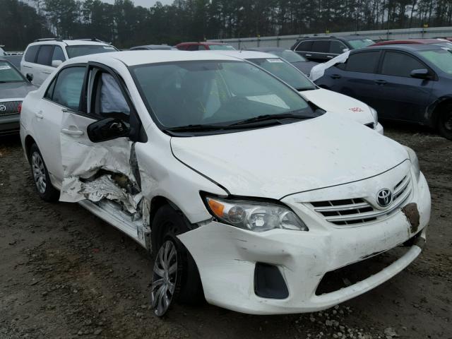 5YFBU4EE6DP201647 - 2013 TOYOTA COROLLA BA WHITE photo 1