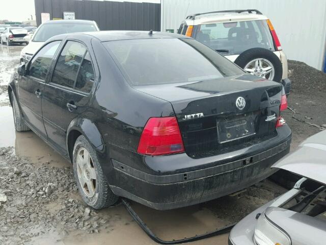 3VWSB29MX2M143698 - 2002 VOLKSWAGEN JETTA GLS BLACK photo 3