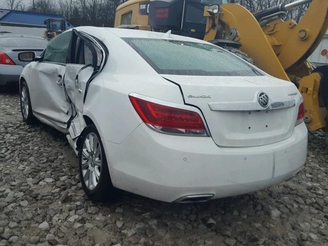 1G4GC5E36DF244384 - 2013 BUICK LACROSSE WHITE photo 3