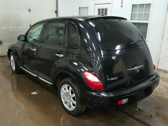 3A4GY5F9XAT164736 - 2010 CHRYSLER PT CRUISER BLACK photo 3