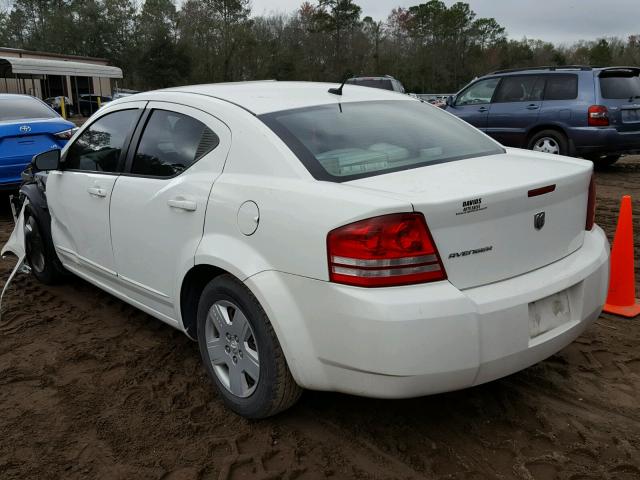 1B3LC46K88N256164 - 2008 DODGE AVENGER SE WHITE photo 3