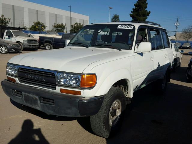 JT3FJ80W4N0047294 - 1992 TOYOTA LAND CRUIS WHITE photo 2