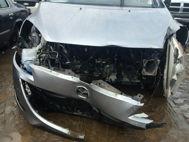 JM1CW2BL4F0183782 - 2015 MAZDA 5 SPORT SILVER photo 9