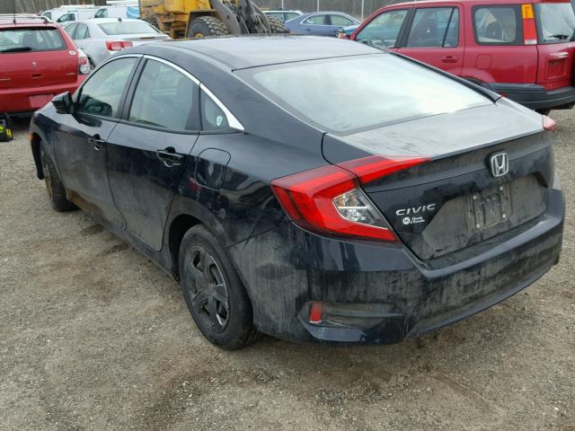 19XFC2F55HE070399 - 2017 HONDA CIVIC LX BLACK photo 3