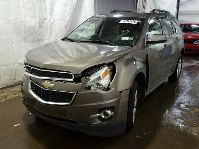 2GNFLNE57C6321023 - 2012 CHEVROLET EQUINOX LT GRAY photo 2