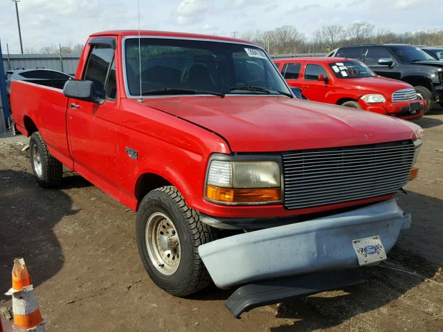 1FTEF15Y9TLA85674 - 1996 FORD F150 RED photo 1