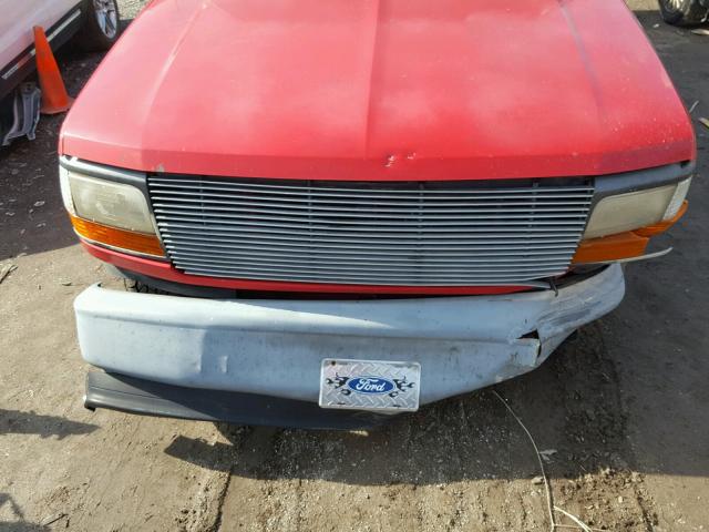 1FTEF15Y9TLA85674 - 1996 FORD F150 RED photo 7