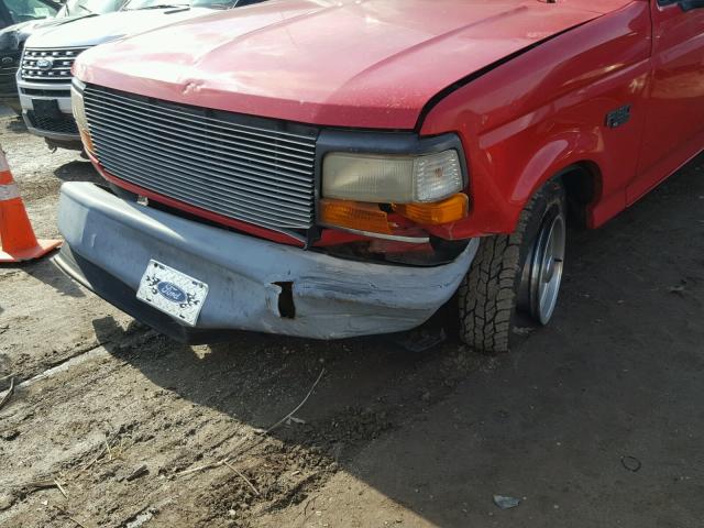 1FTEF15Y9TLA85674 - 1996 FORD F150 RED photo 9