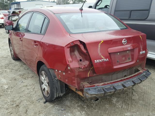 3N1AB61E78L610944 - 2008 NISSAN SENTRA 2.0 RED photo 3