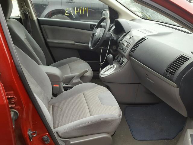 3N1AB61E78L610944 - 2008 NISSAN SENTRA 2.0 RED photo 5