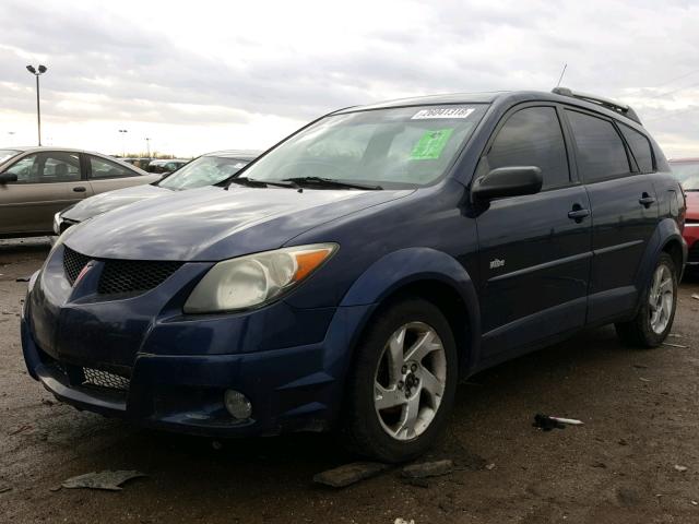 5Y2SL62863Z448880 - 2003 PONTIAC VIBE BLUE photo 2