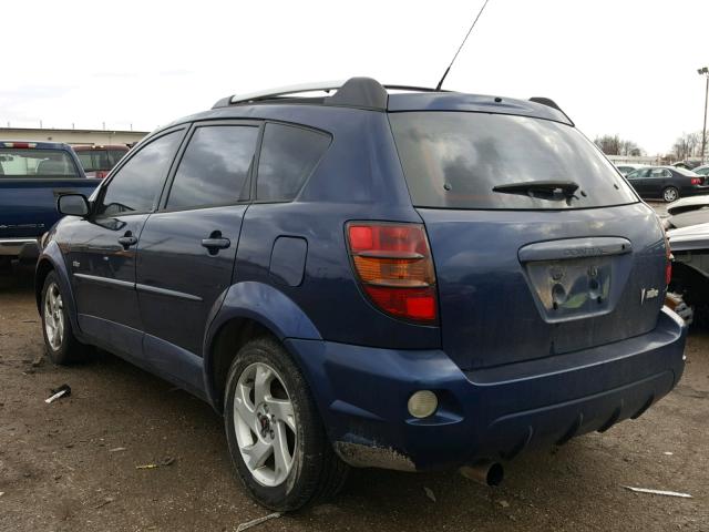 5Y2SL62863Z448880 - 2003 PONTIAC VIBE BLUE photo 3