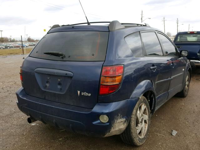 5Y2SL62863Z448880 - 2003 PONTIAC VIBE BLUE photo 4