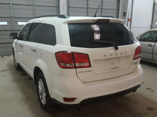 3C4PDCBG0FT547053 - 2015 DODGE JOURNEY SX WHITE photo 3