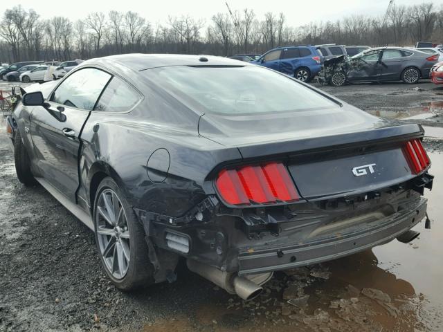 1FA6P8CF6G5235476 - 2016 FORD MUSTANG GT BLACK photo 3