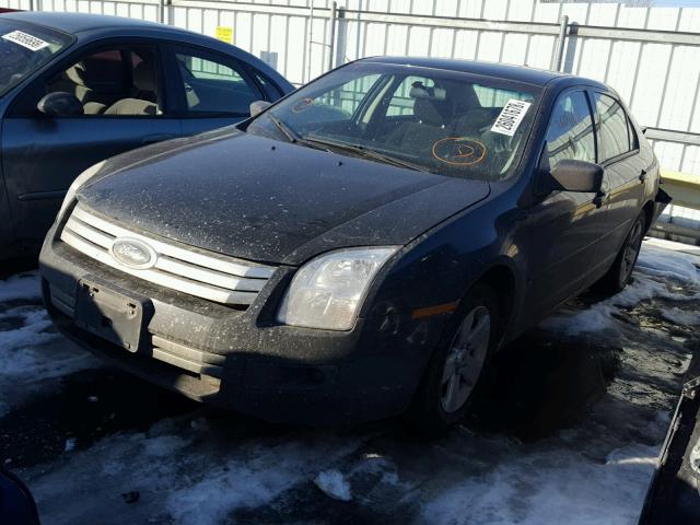 3FAHP07Z98R214120 - 2008 FORD FUSION SE BLACK photo 2