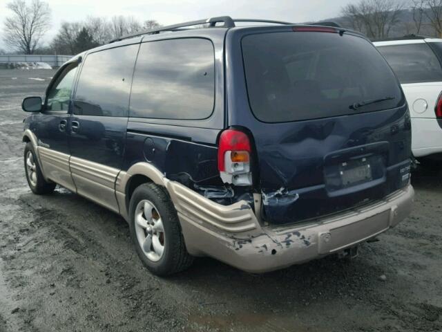 1GMDV03E53D226036 - 2003 PONTIAC MONTANA BLUE photo 3