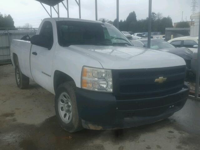 1GCEC14X08Z128823 - 2008 CHEVROLET SILVERADO WHITE photo 1