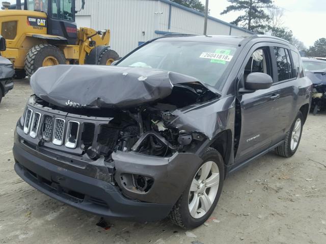 1C4NJCEA0FD121957 - 2015 JEEP COMPASS LA CHARCOAL photo 2