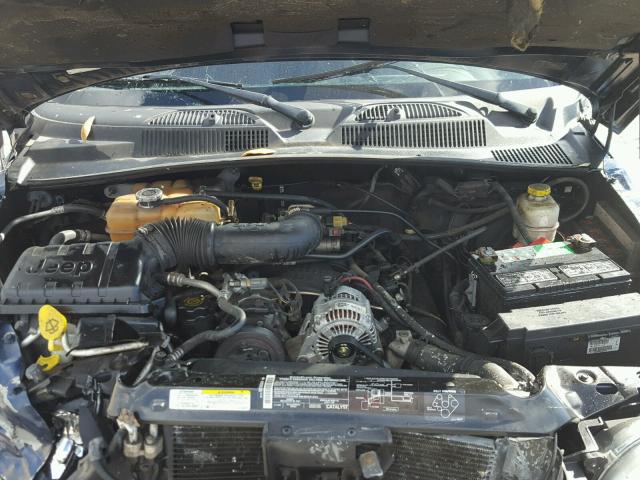 1J4GL48K54W260121 - 2004 JEEP LIBERTY SP BLUE photo 7