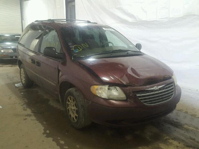 1C4GJ25371B178181 - 2001 CHRYSLER VOYAGER MAROON photo 1