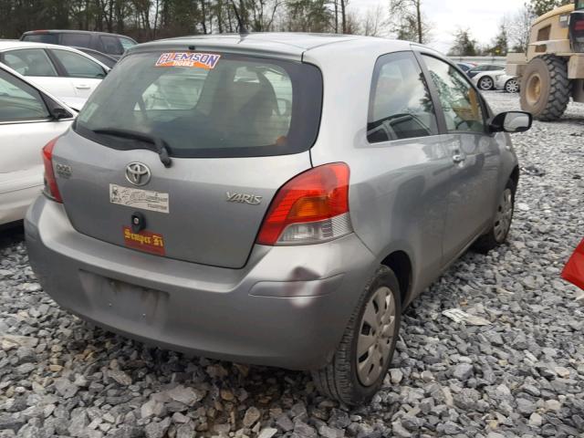 JTDJT4K39B5331479 - 2011 TOYOTA YARIS GRAY photo 4