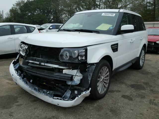 SALSF2D49CA738936 - 2012 LAND ROVER RANGE ROVE WHITE photo 2