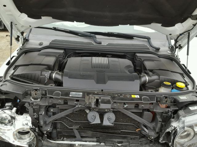 SALSF2D49CA738936 - 2012 LAND ROVER RANGE ROVE WHITE photo 7