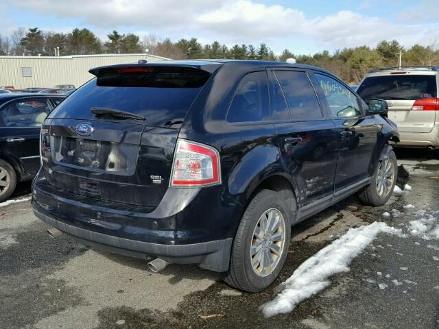 2FMDK48C49BA54149 - 2009 FORD EDGE SEL BLACK photo 4