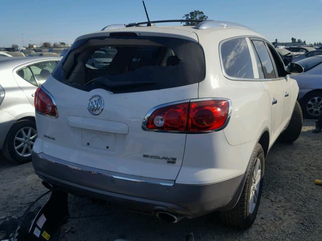 5GAER13778J122663 - 2008 BUICK ENCLAVE CX WHITE photo 4