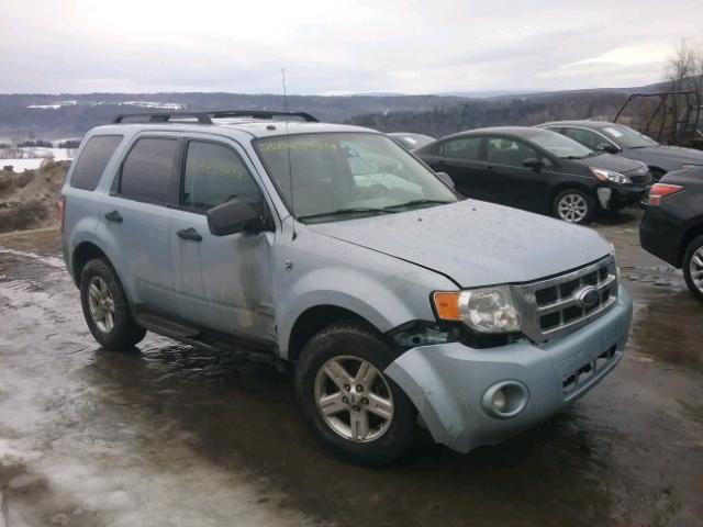 1FMCU59H98KA51256 - 2008 FORD ESCAPE HEV BLUE photo 1